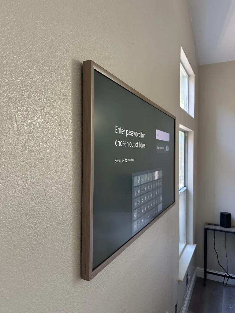 Samsung Frame TV installation