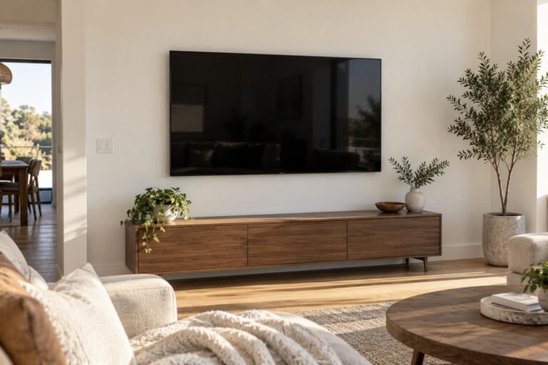 TV wall mounting